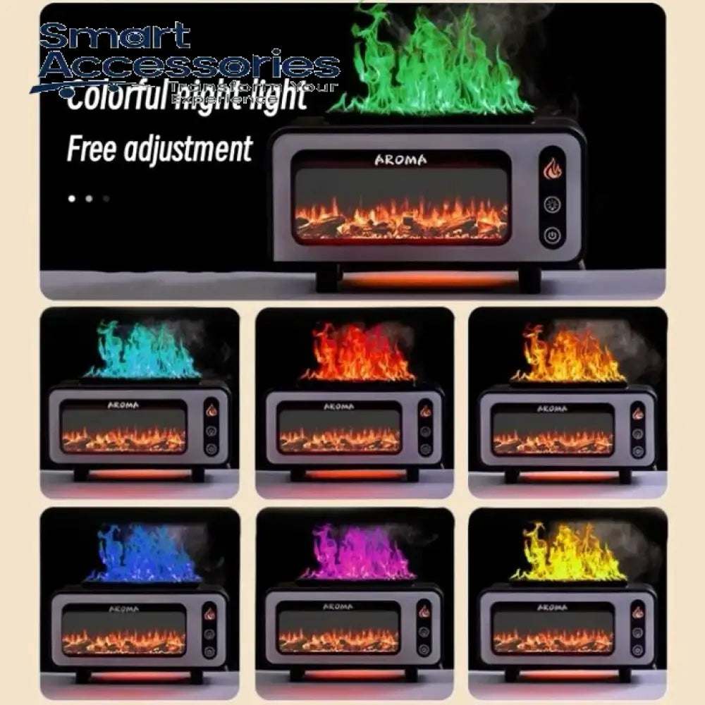 Radio Diffuser Radio style 3d flame Lalten Diffuser – Smart Accessories PK