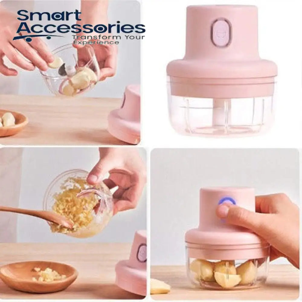 Rechargeable Electric Double Bowl Food Chopper (100 & 250Ml)