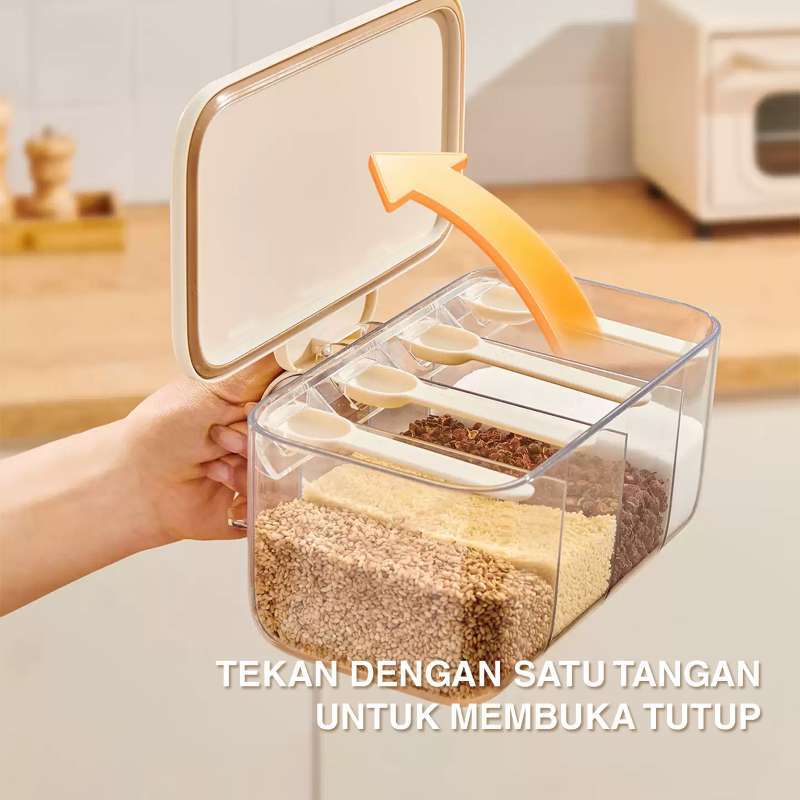 ECOCO Multi-compartment Sealed Seasoning Box