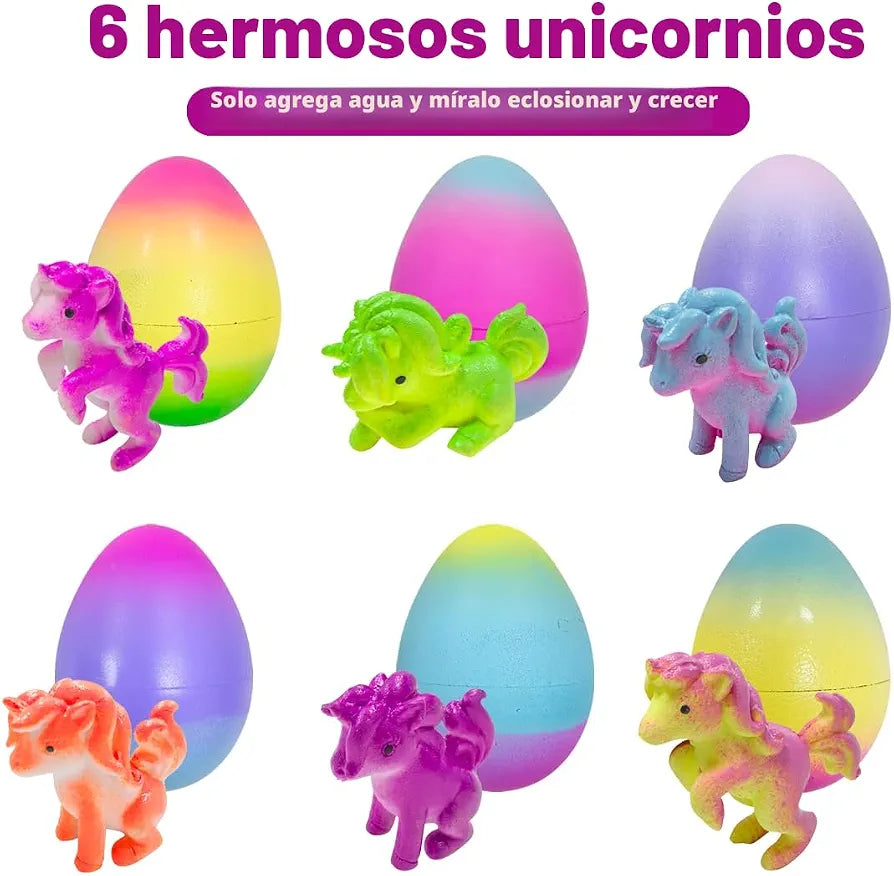 Cherislpy Unicorn Hatching Surprise Eggs (6-Pcs Box)
