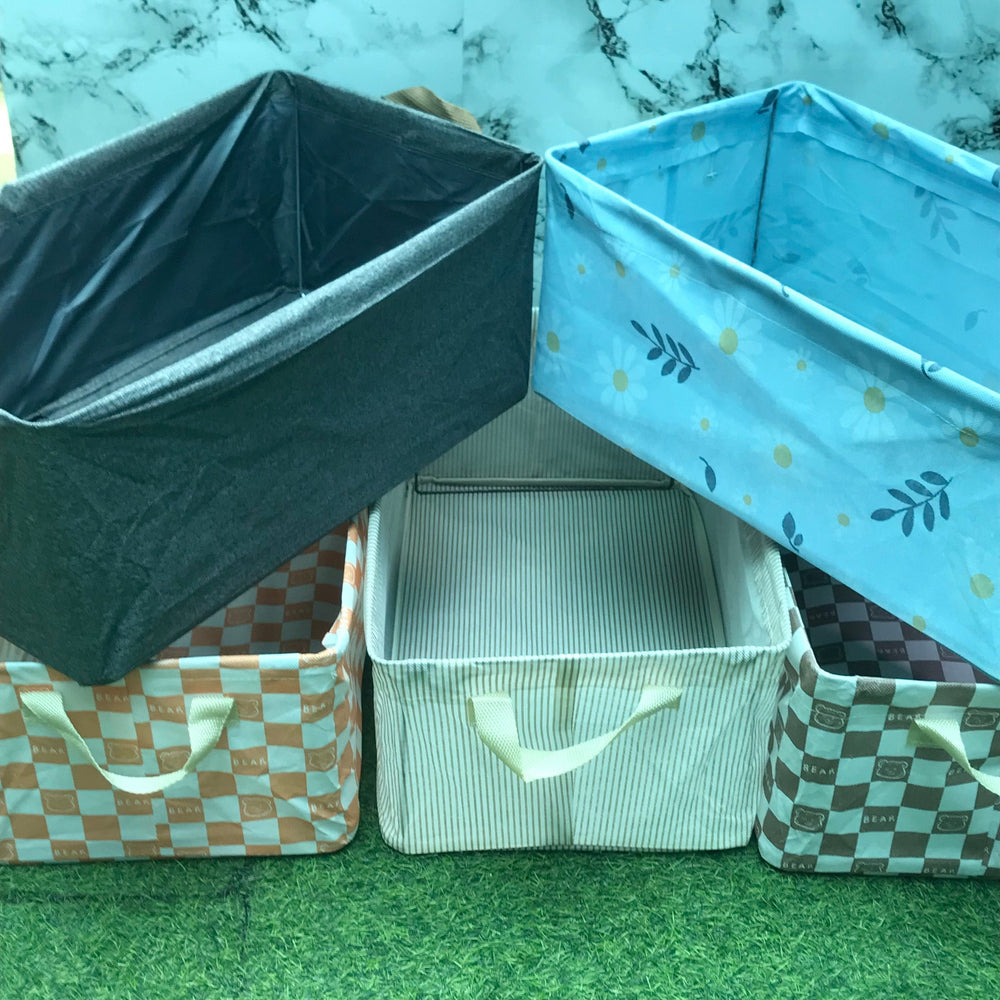 Foldable Wardrobe Organizer, Steel Frame Storage Box