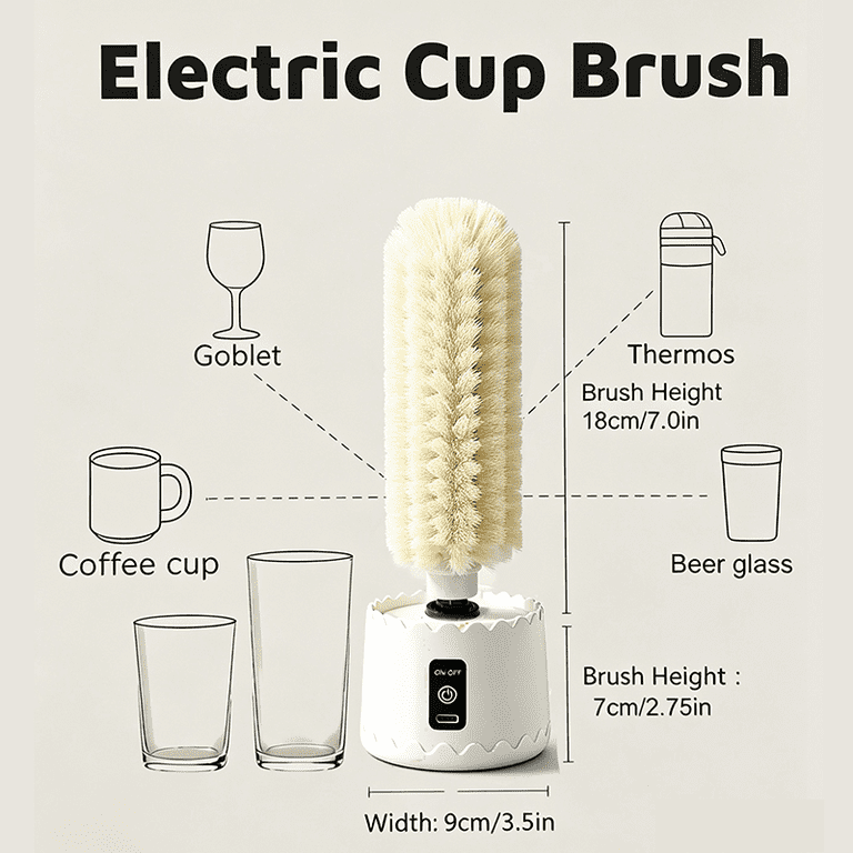 Rechargeable Automatic Glass Cleaning Brush