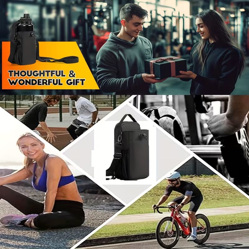 Magnet Gym Bag Portable Water Bottle Holder Bag for Sports Fitness|Clothing, Shoes & Accessories