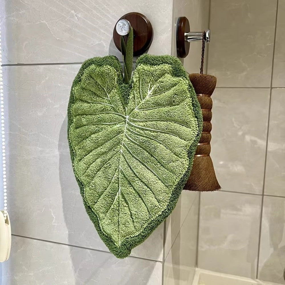 Leaf Shaped Kitchen Hand Towel