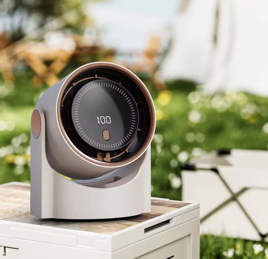 Multi-Functional Rechargeable Fan With Digital Display