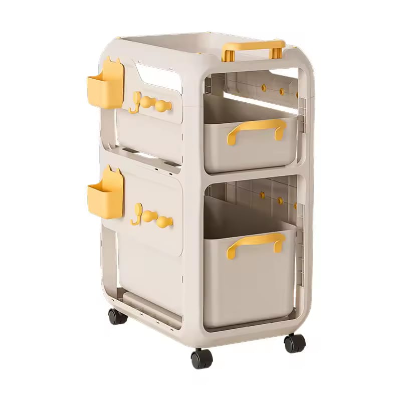 3 Layer Multipurpose Movable Storage Organizer Cart