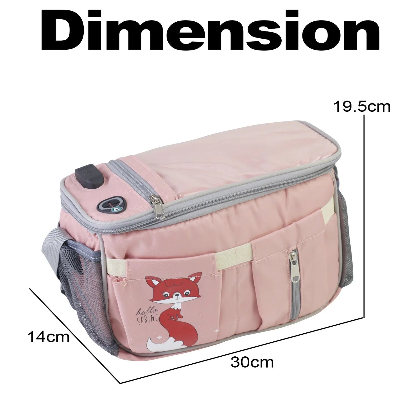 Multipurpose Baby Travel Bag Stroller Attachable