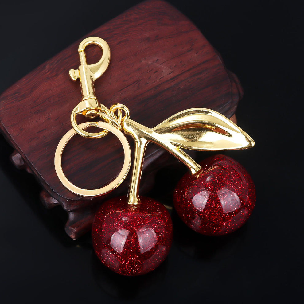 Elegant & Cool Cherry Bag Charm