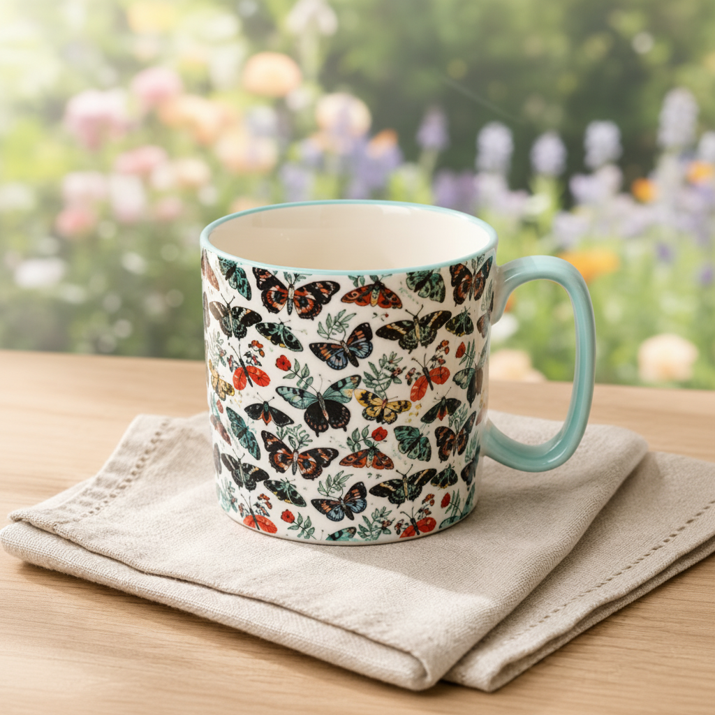 Danny Home 450ML Ceramic Florals Mug