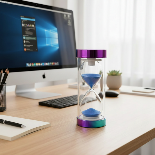 Rainbow Metal Sand Timer Hourglass