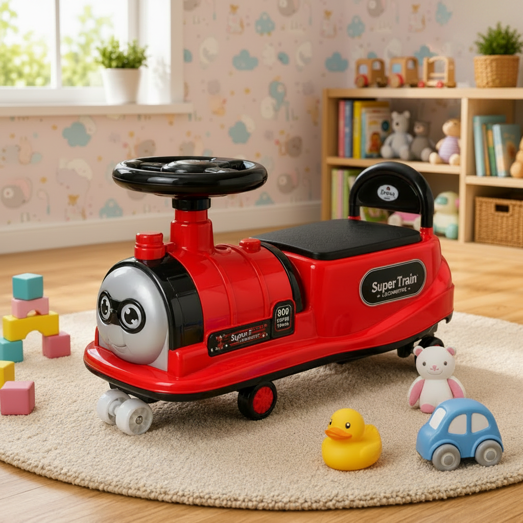 Train Style Auto Baby Walker