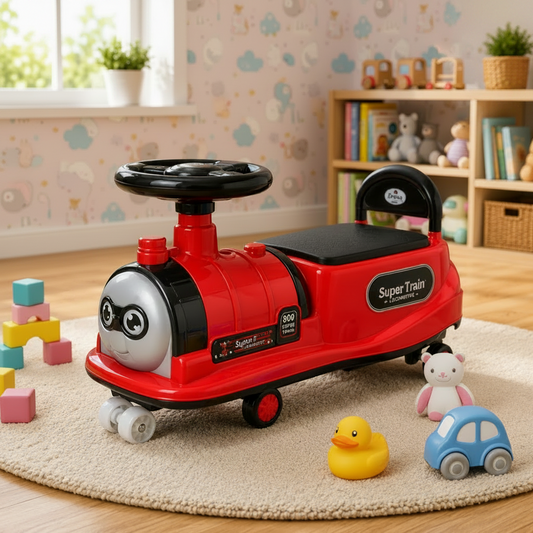 Train Style Auto Baby Walker