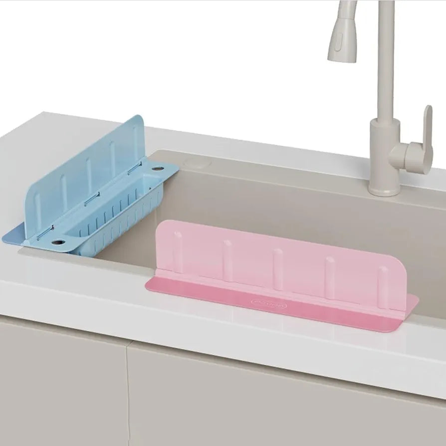 Kitchen Sink Splash Guard and Caddy