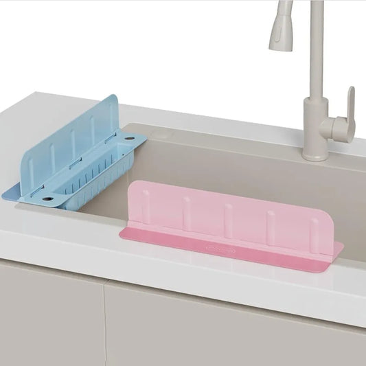 Kitchen Sink Splash Guard and Caddy