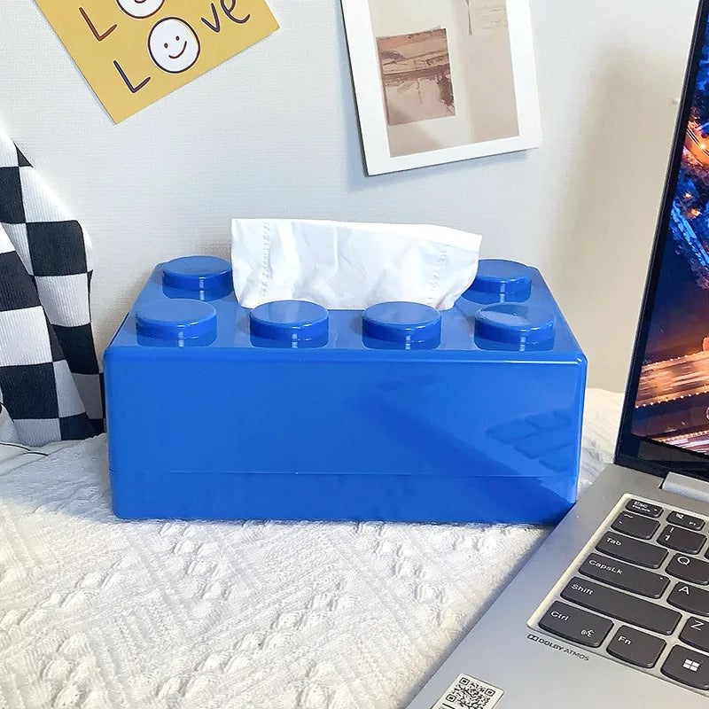 Construction Brick Style Creative Tissue Box Holder