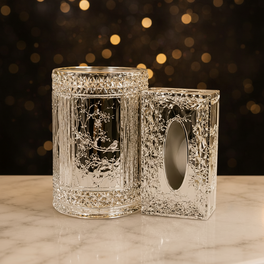 Goldluxa Crystal Bathroom Accessories Set