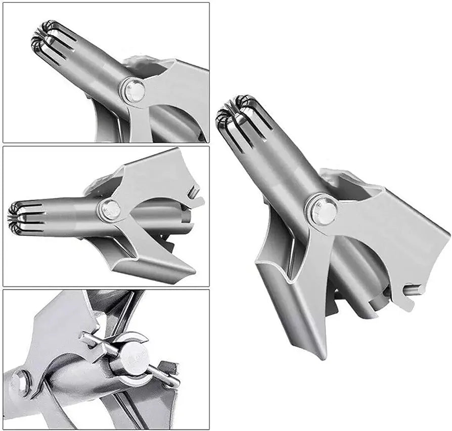 Stainless Steel Manual Nose & Ear Hair Trimmer