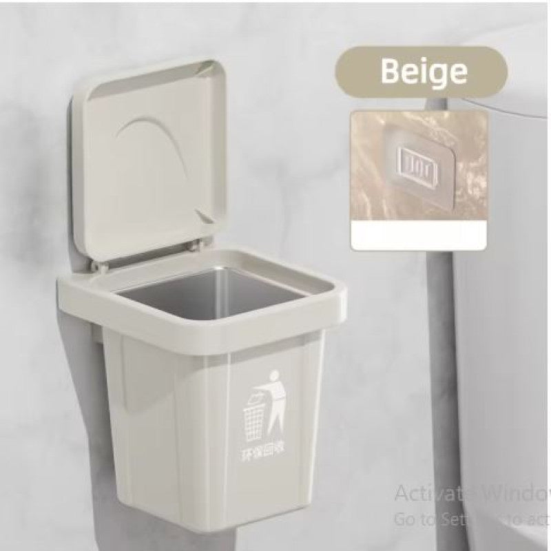 Elegant Wall Mounted Metal Ashtray And Waste Bin