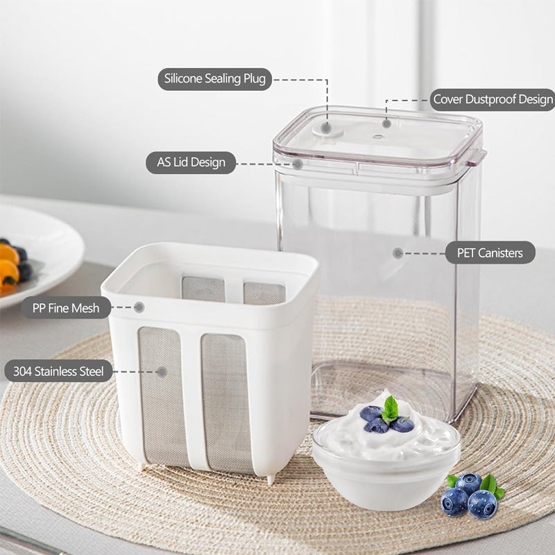 Multifunctional Yogurt Filter with Fine Mesh Strainer