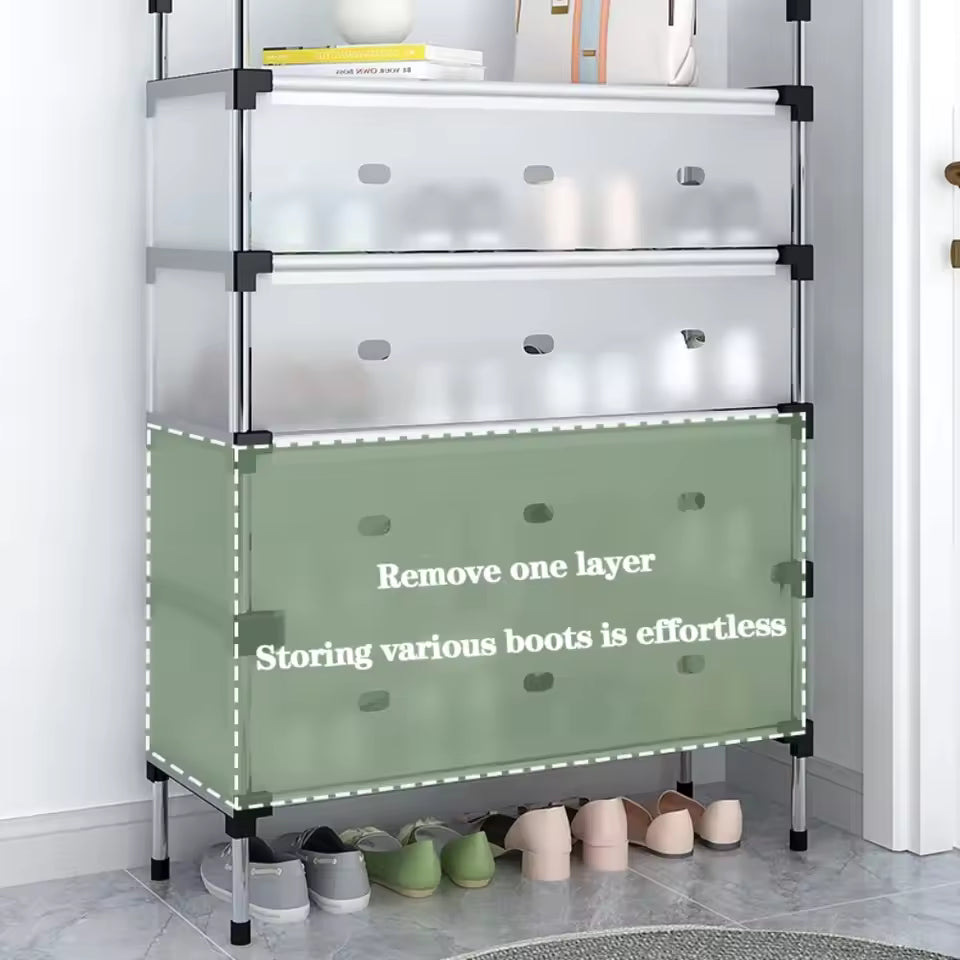 Multilayer Dustproof Shoe Storage Rack Heavy Quality