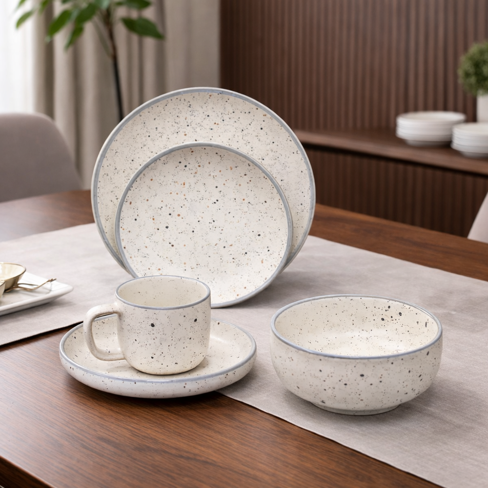 24-Pieces Ceramic Premium Quality Dinner Set