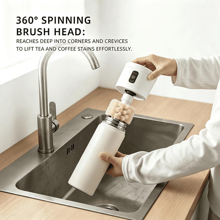 Rechargeable Automatic Glass Cleaning Brush