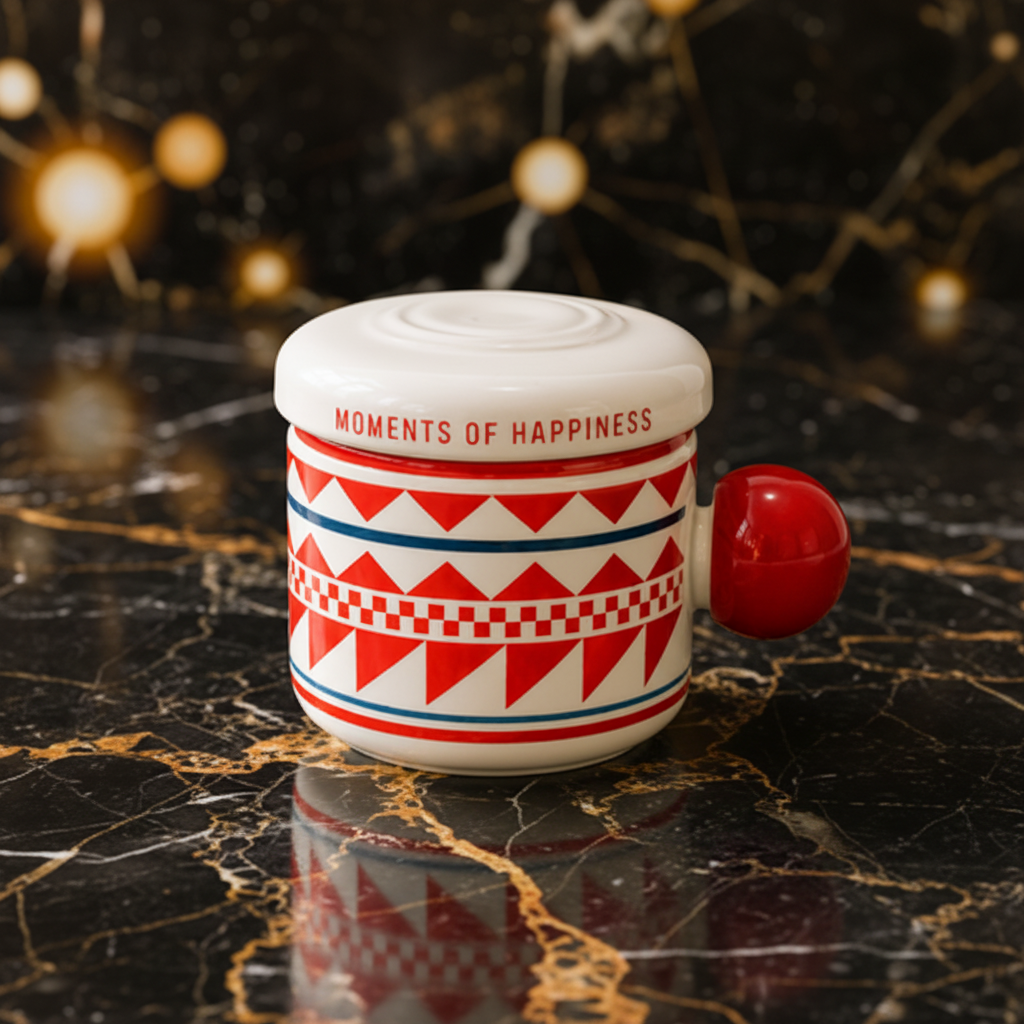 Ceramic Storage Jar With Lid