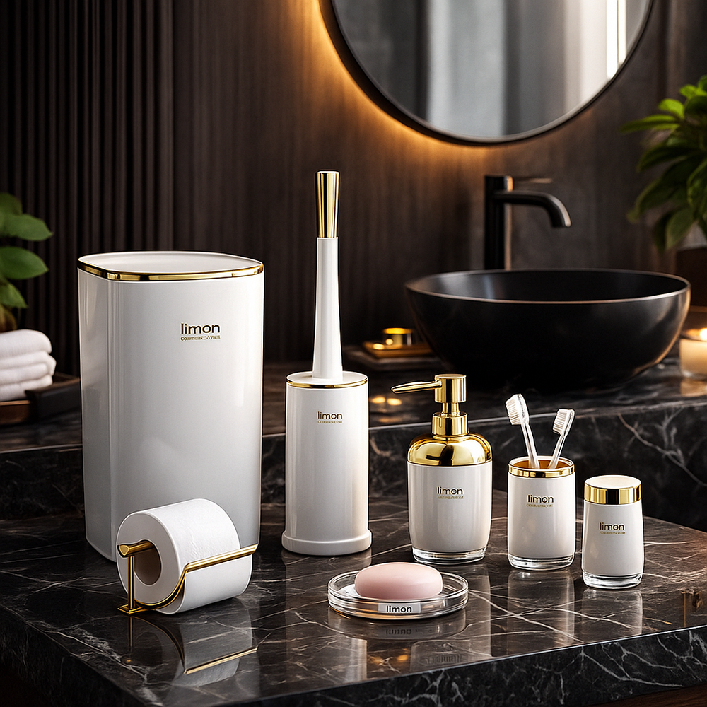 Limon 6-Pieces Luxury Bathroom Set