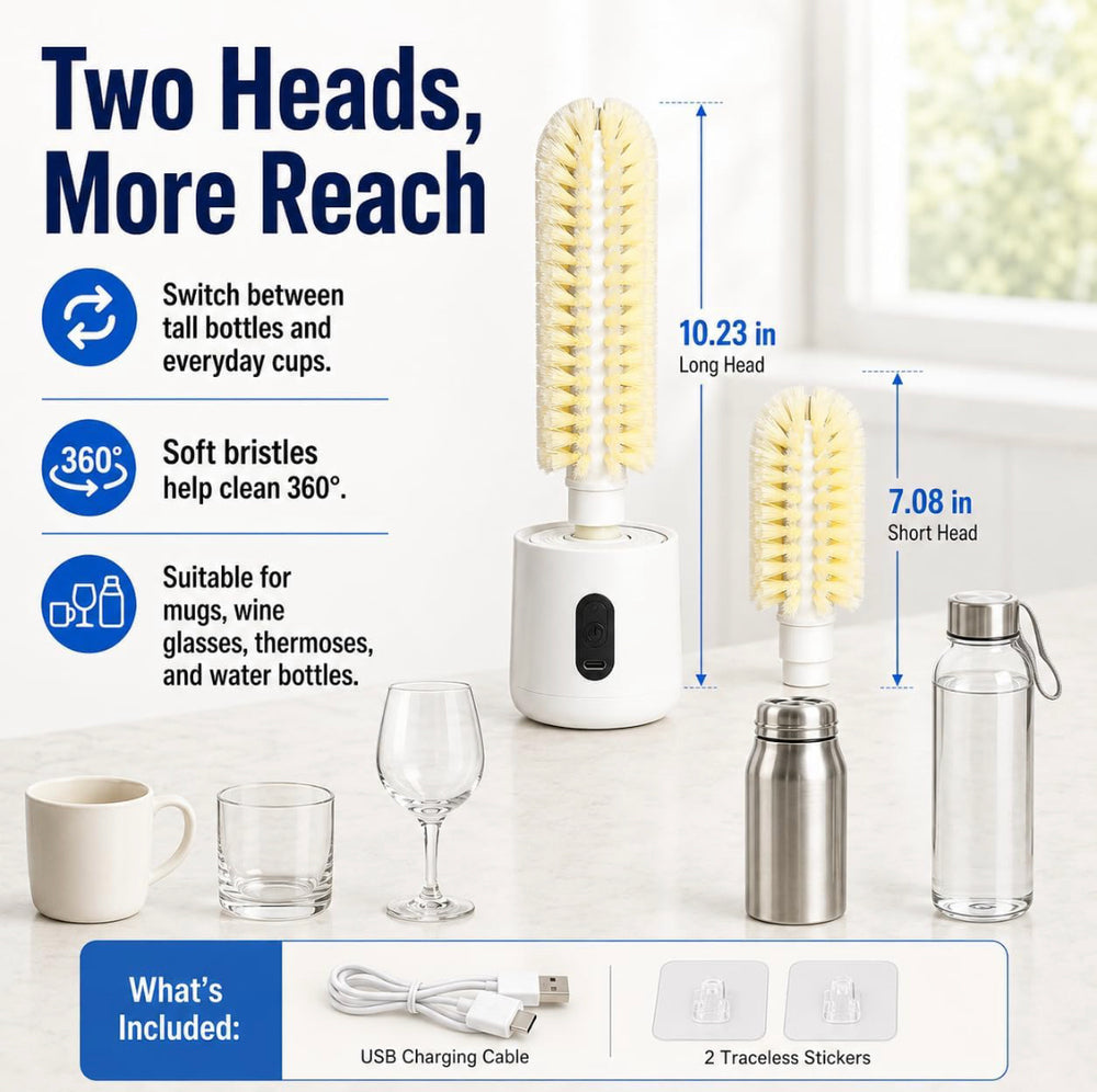 Rechargeable Automatic Glass Cleaning Brush