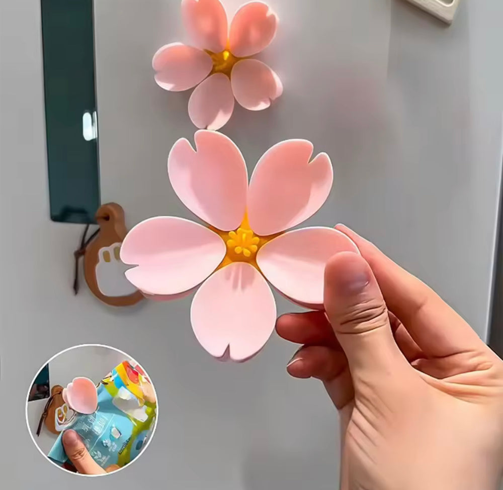 Floral Flower Shape Food Bag Sealing Clip