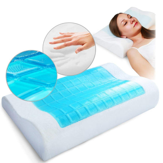Restform Cool Viscoelastic Pillow Memory Foam Neck And Shoulder Support