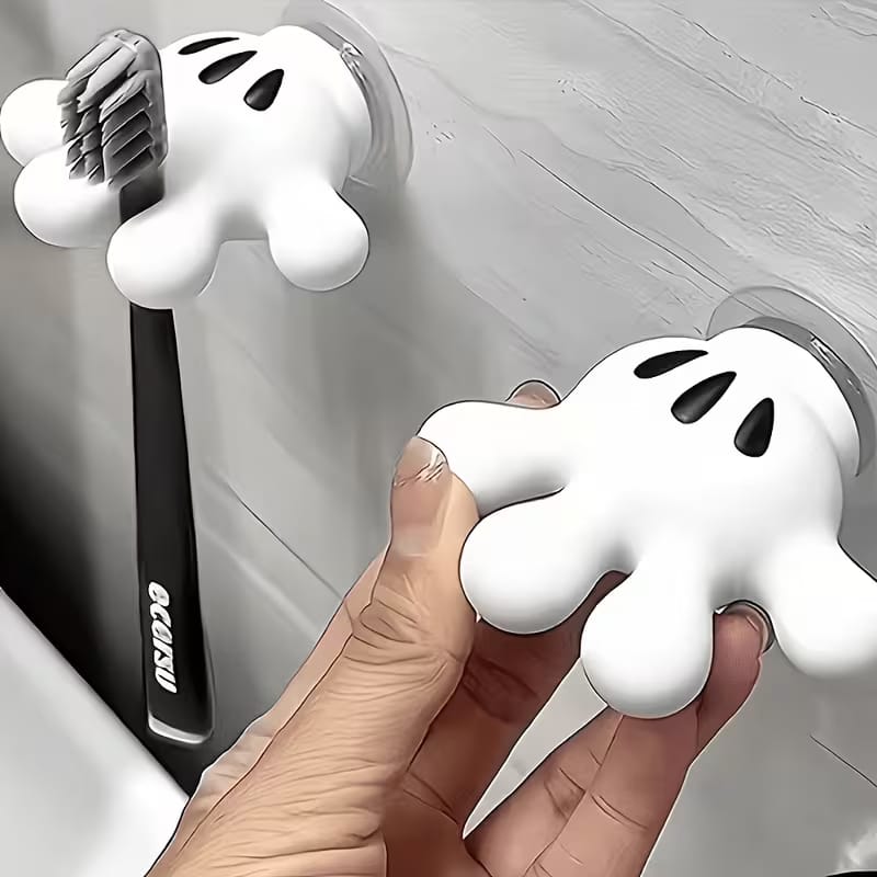 Palm Cute Bathroom Towel Suction Cup Multi-function Hook