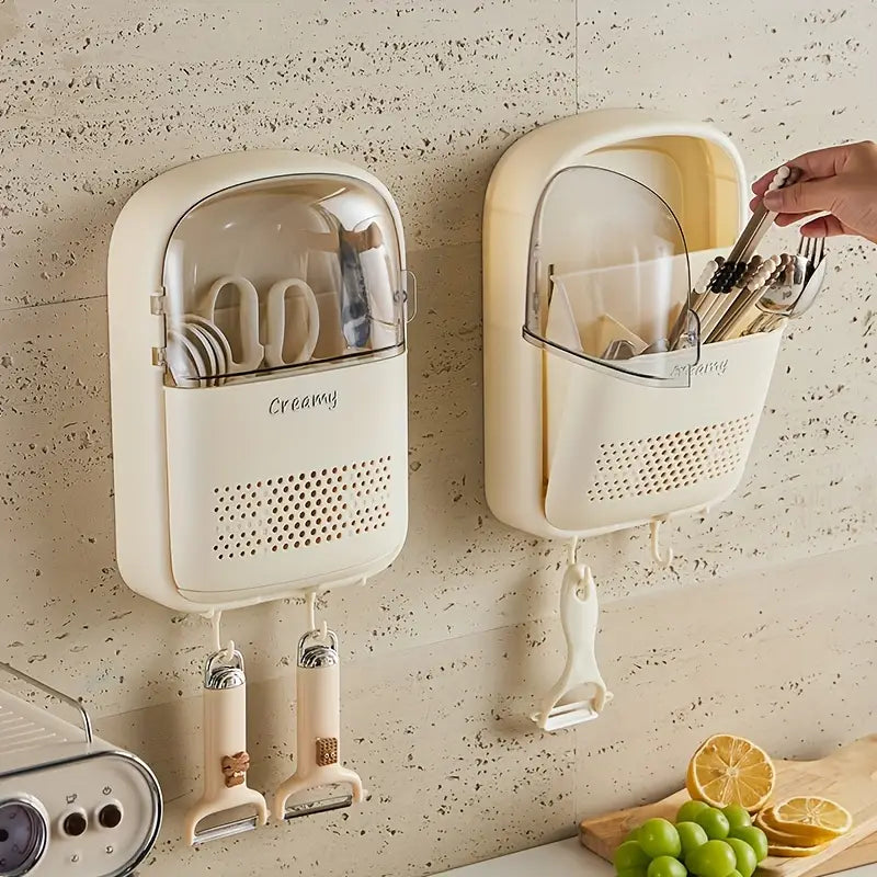 Wall Mounted Premium Quality Kitchen Cutlery Storage Organizer