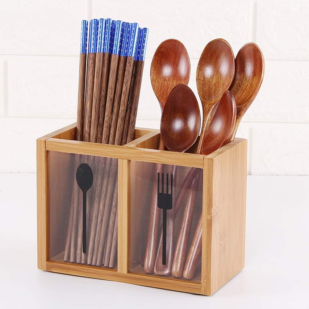 Bamboo Wooden Spoon Holder