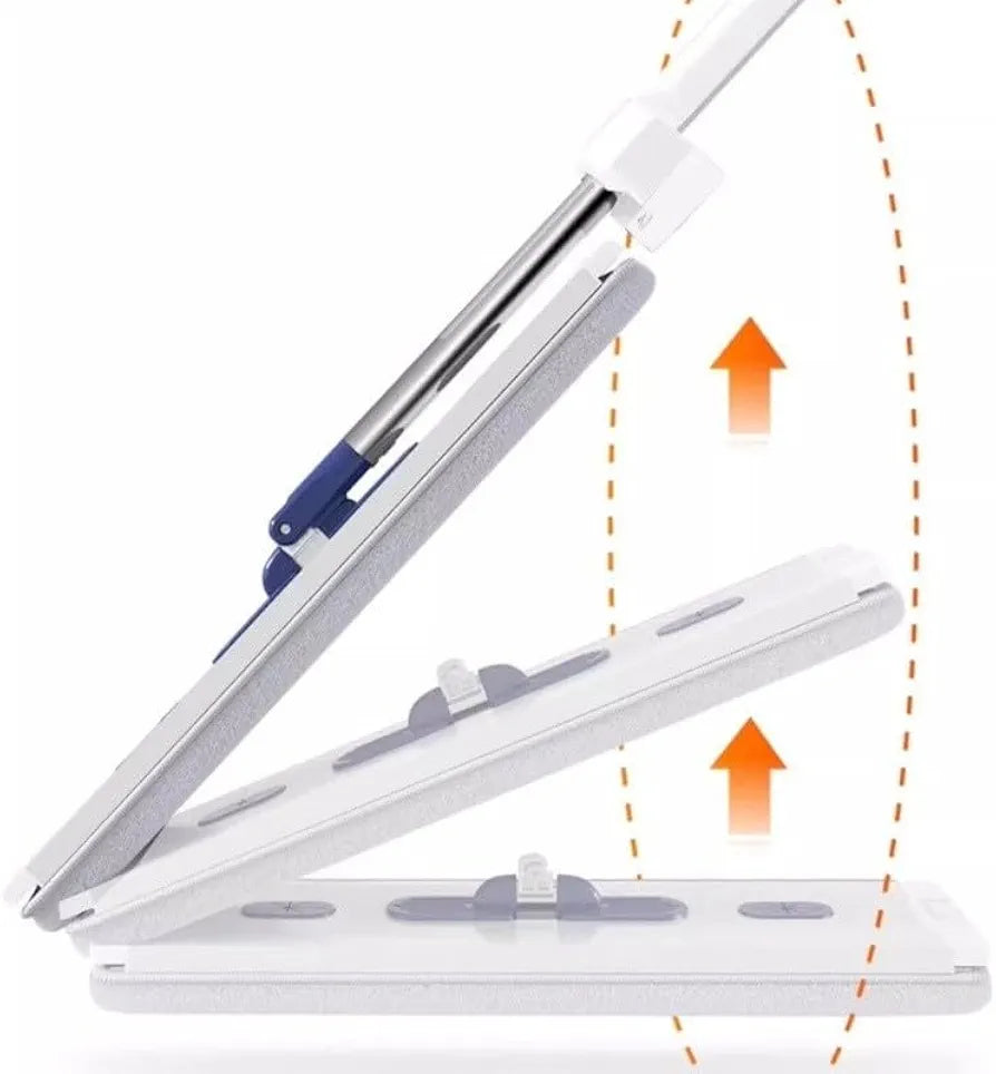 Hands-Free Flat Squeeze Mop and Folding Bucket Set