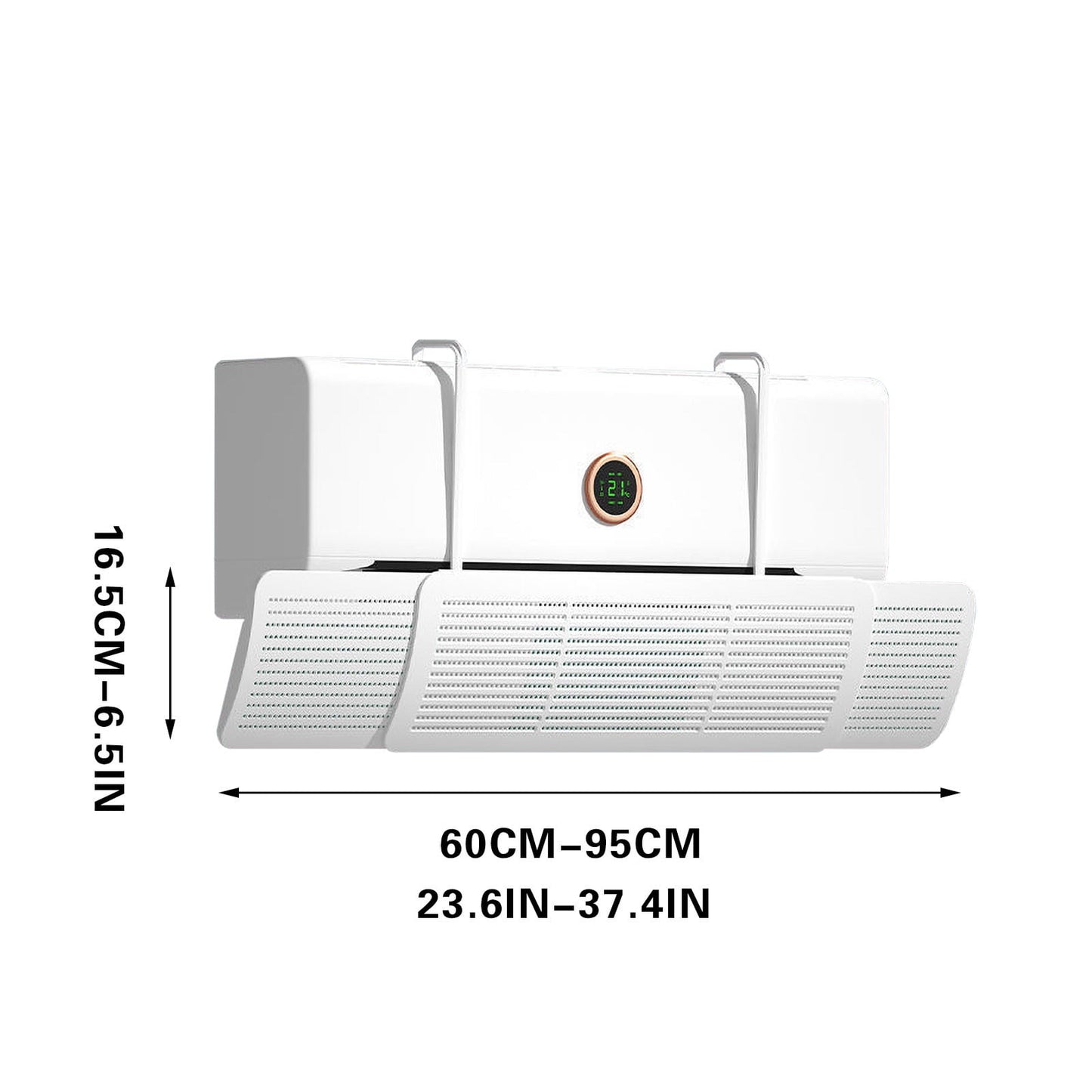 Split AC Air Deflector, universally Adjustable to Accommodate All AC sizes.
