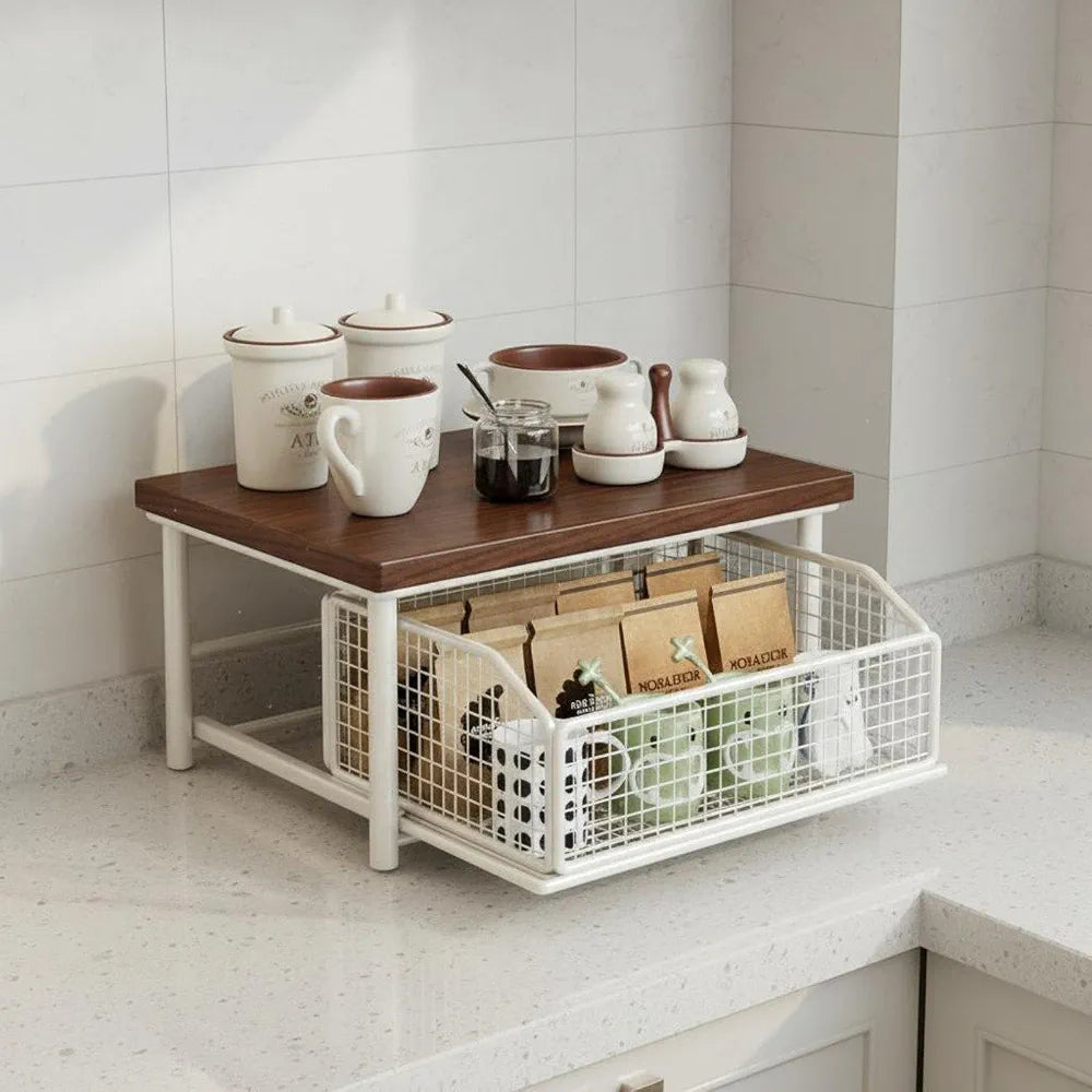 Sliding Countertop Kitchen Storage Organizer