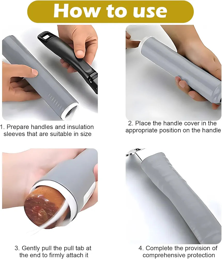 Heat-Resistant Silicone Pan Handle Sleeve