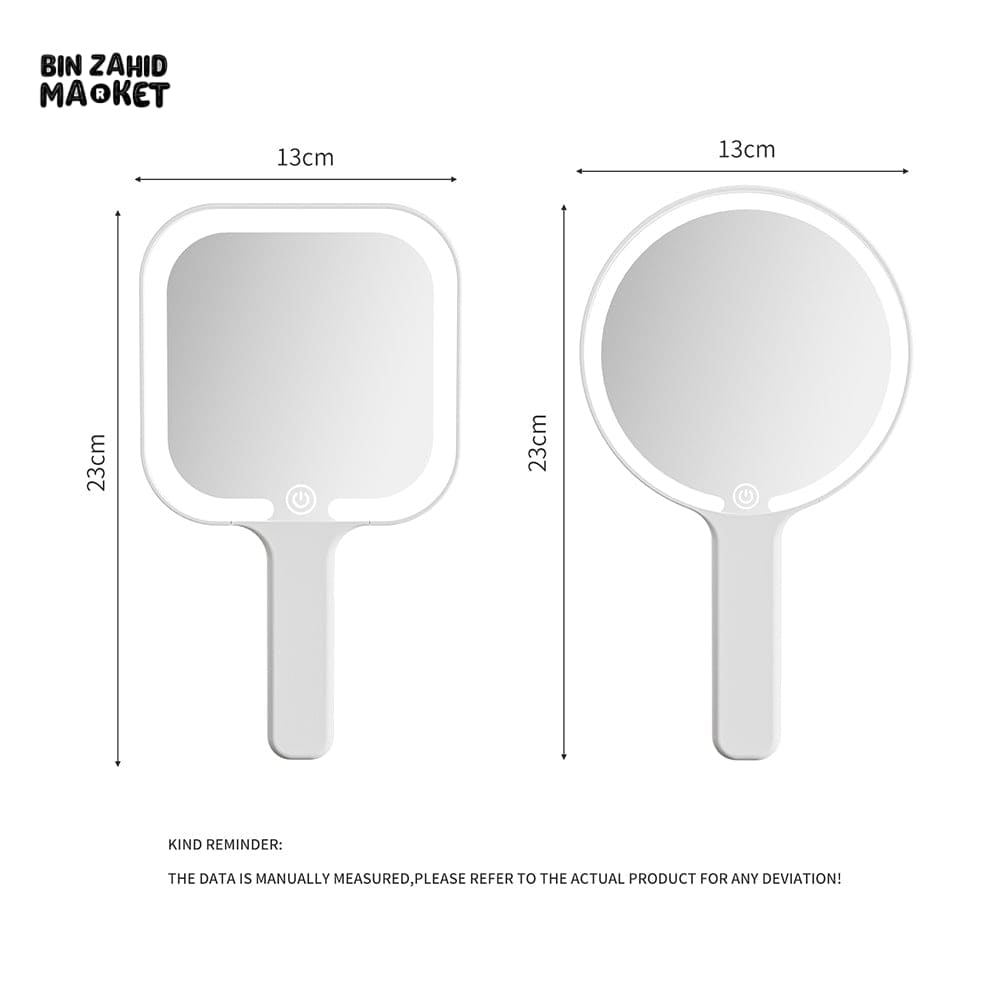 Rechargeable Smart Table LED Mirror Touch Screen