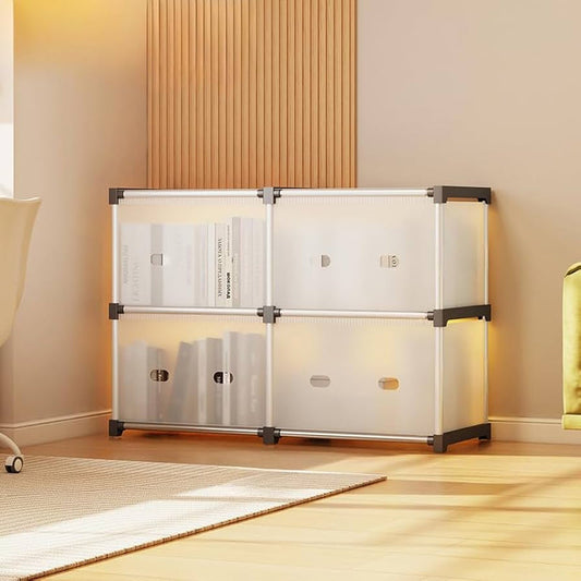 Multi-Layer Dustproof Cabinet Storage Shelf