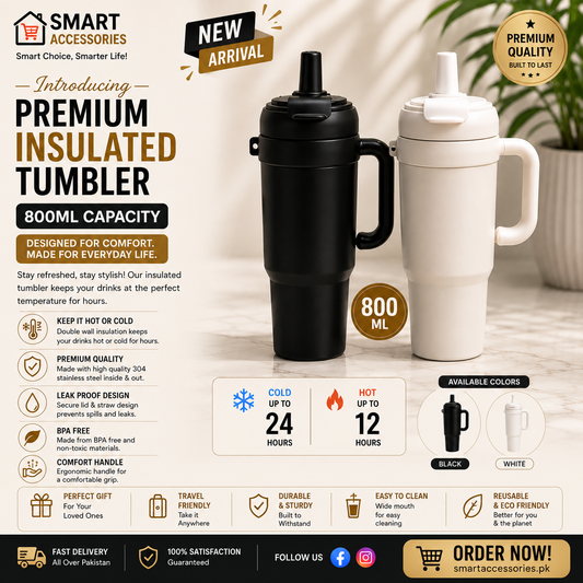 Double Wall Vacuum Tumbler (800ML)