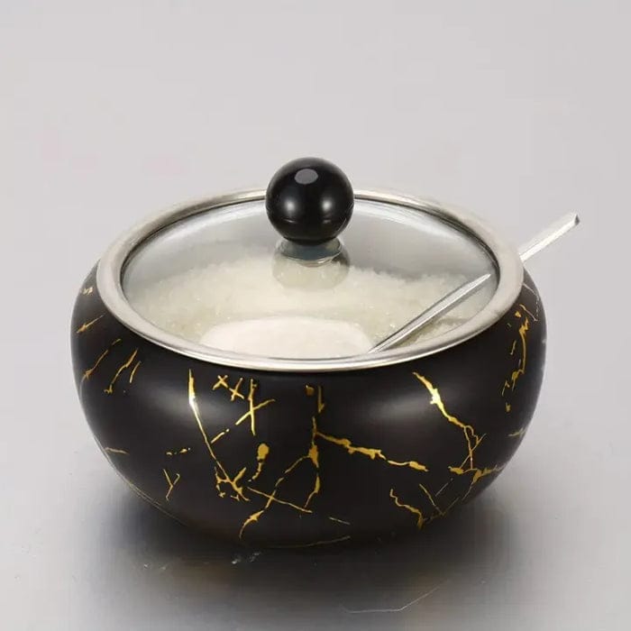 Stainless Steel Seasoning Jar Spoon With Lid
