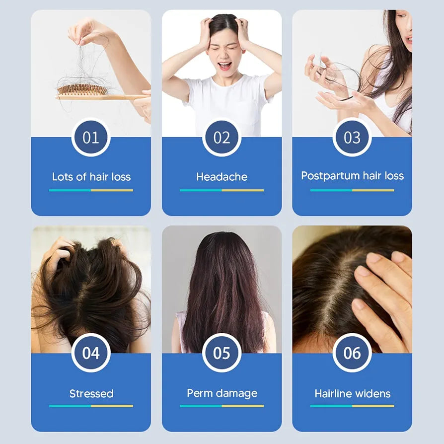 Electric Ultrasonic Vibration Scalp Massager