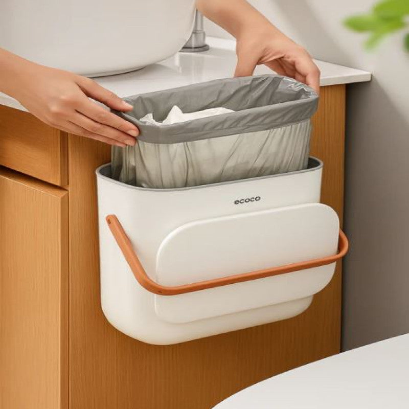 Multipurpose Ecoco Wall Mounted Trash Can With Lids