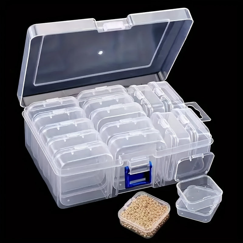 Large Capacity Jewelry Box with 30 Compartments Storage Box