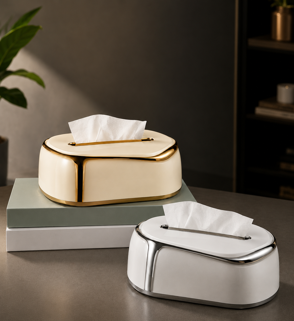 Elegant Luxury Decorative Tissue Storage Box