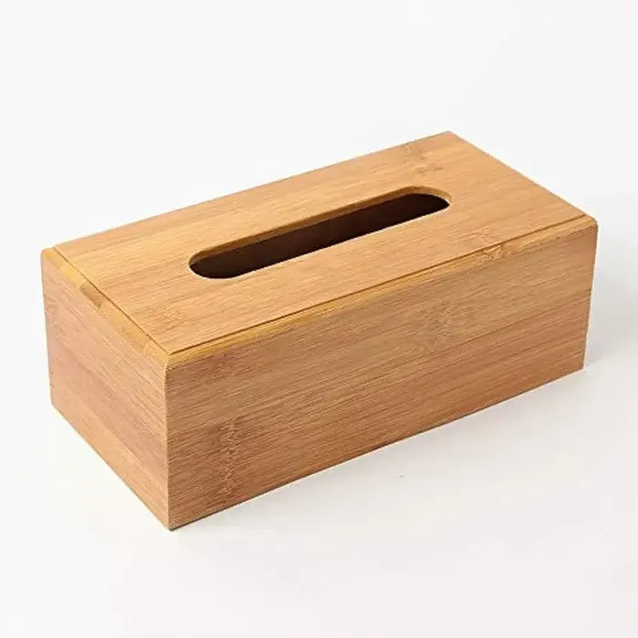 Bamboo Wooden Tissue Box Holder