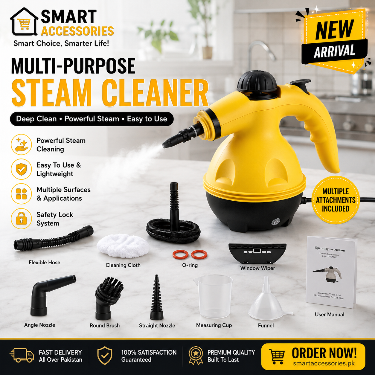 handheld High Pressure Steam Cleaner