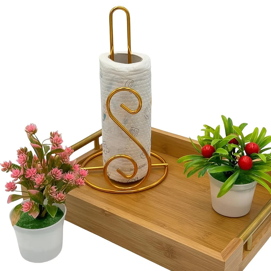 European Style Good quality Golden Tissue Paper Holder