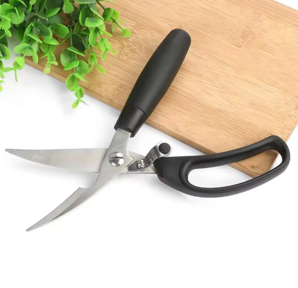 Effort Saving Spring Kitchen Shears, Multifunctional Meat Scissors